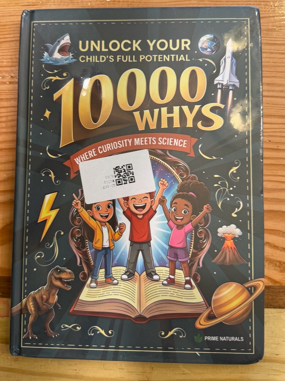 10,000 Whys Kids Science Book - Blue Cover